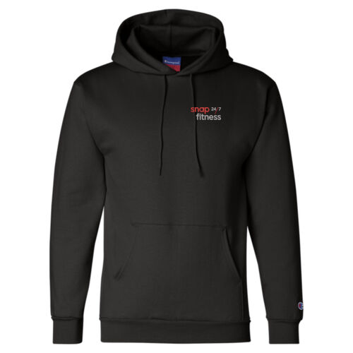 Snap Fitness - Double Dry Eco Hooded Sweatshirt - Red/Grey Thumbnail